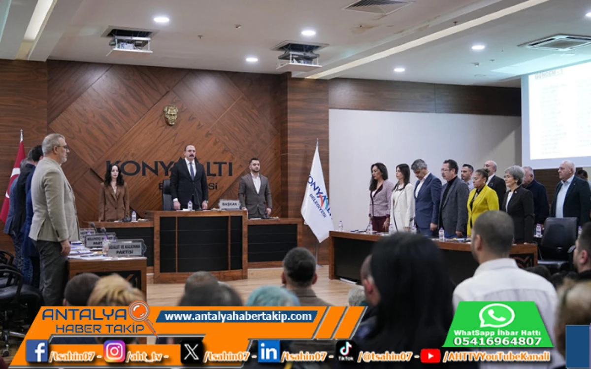 Konyaaltı Belediye Meclisi&rsquo;nde 6 Şubat Unutulmadı