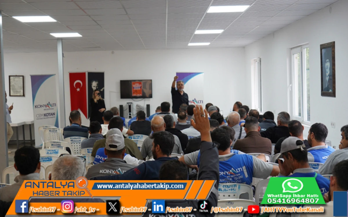 Konyaaltı Belediyesi’nden Kadına Yönelik Şiddete Karşı Farkındalık Çalışması