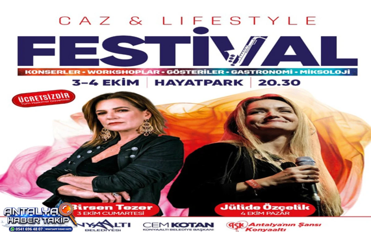 Konyaaltı&rsquo;nda Caz R&uuml;zgarı Esecek