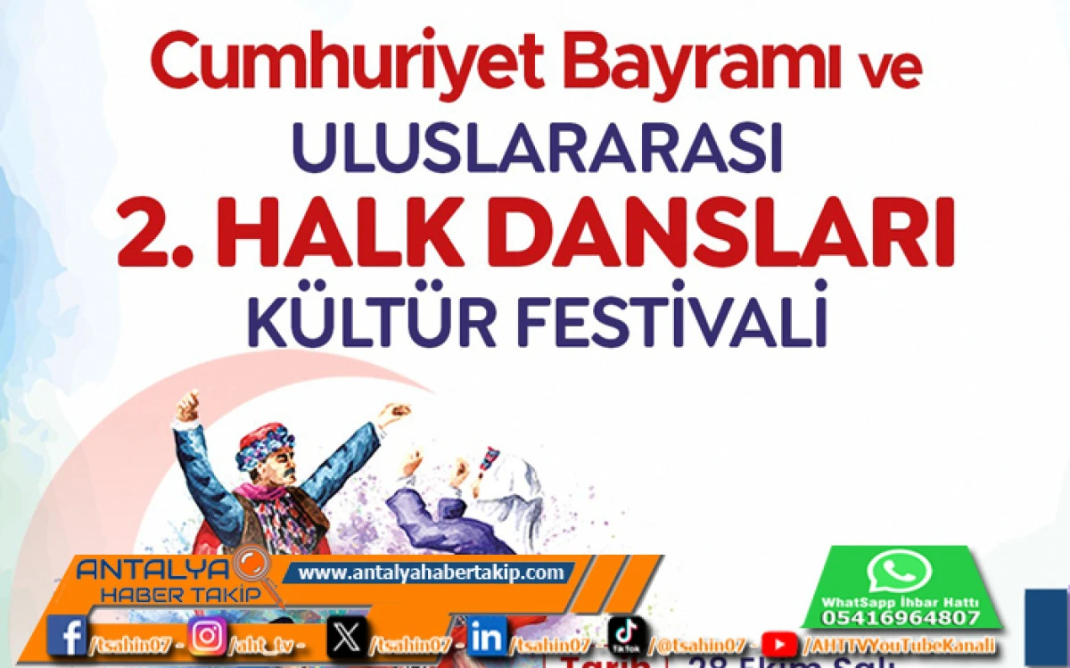 Konyaaltı’nda Cumhuriyet Bayramı Halk Danslarıyla Kutlanacak