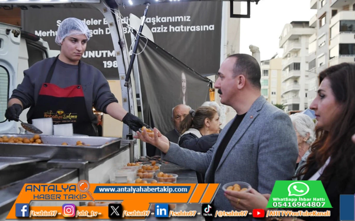 Konyaaltı&rsquo;nda G&uuml;lşah Başkan İ&ccedil;in Lokma Dağıtıldı 