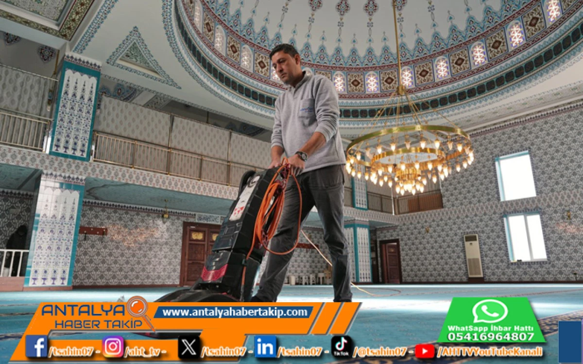 Konyaaltı&rsquo;ndaki Camilerde Ramazan Hazırlığı