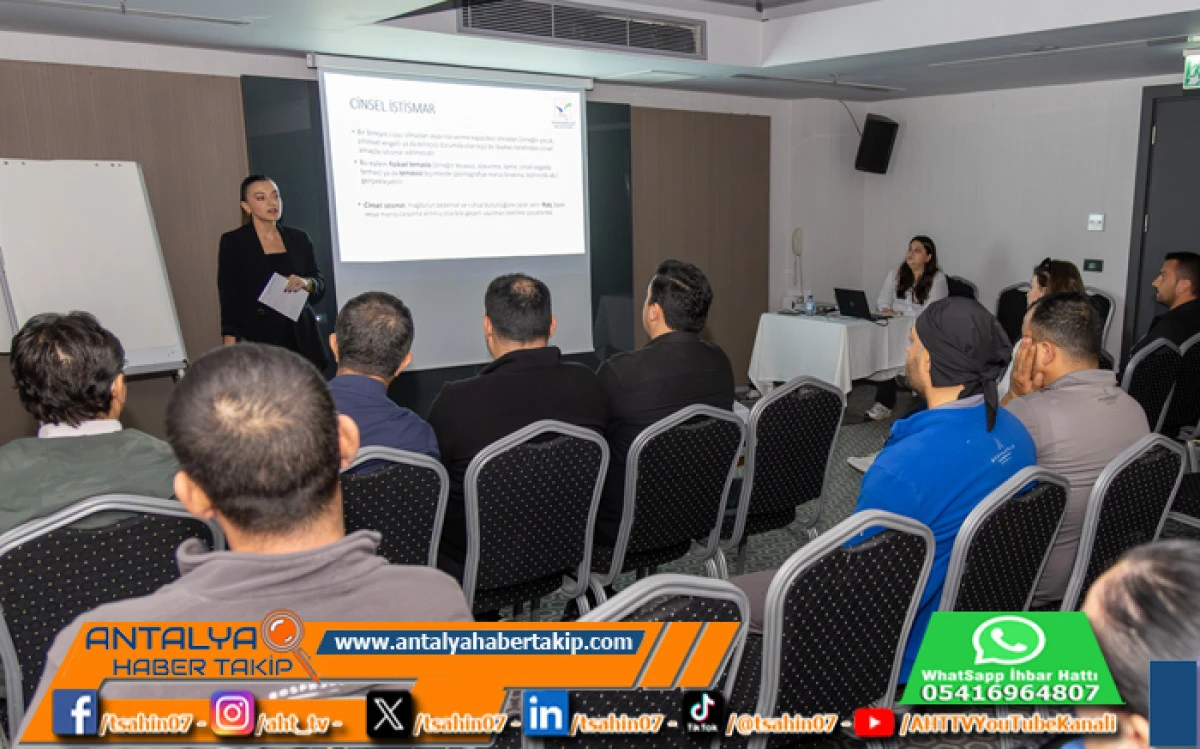 Manavgat Belediyesi’nden Turizm Çalışanlarına “Cinsel İstismar Ve Tacizi Önleme” Eğitimi