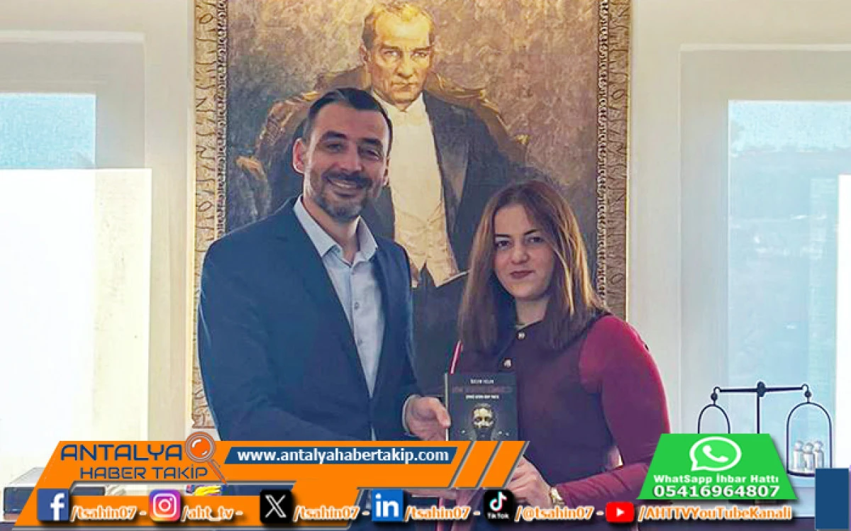 Manavgatlı Yazar &Ouml;zlem Felek&rsquo;ten Başkan Vekili &Ccedil;i&ccedil;ek&rsquo;e Ziyaret