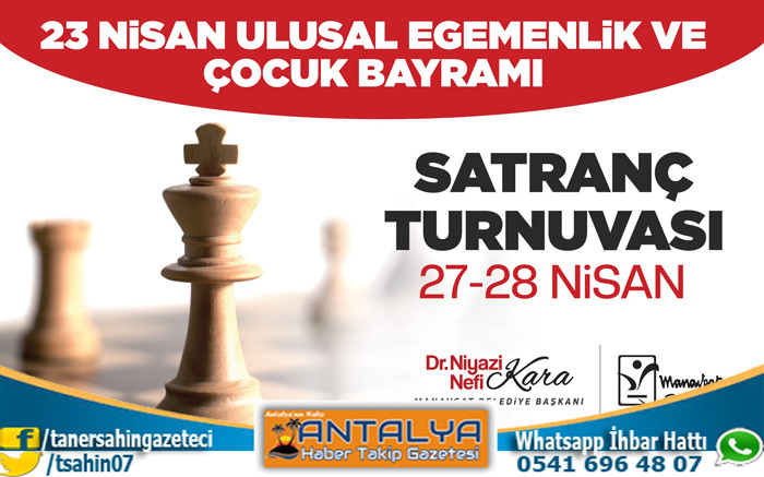 Manavgat’ta Satranç Turnuvası Heyecanı