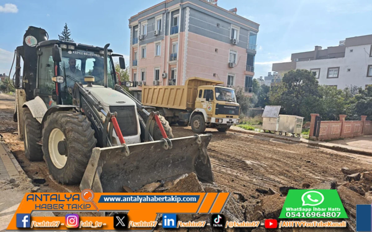 Mehmet Akif Ersoy Mahallesi’nde Yollar Sıcak Asfalta Hazırlanıyor