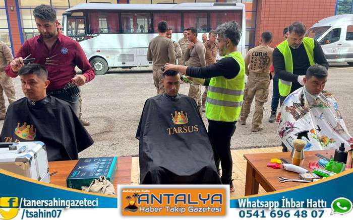 Mehmetçik’e Berber Hizmeti