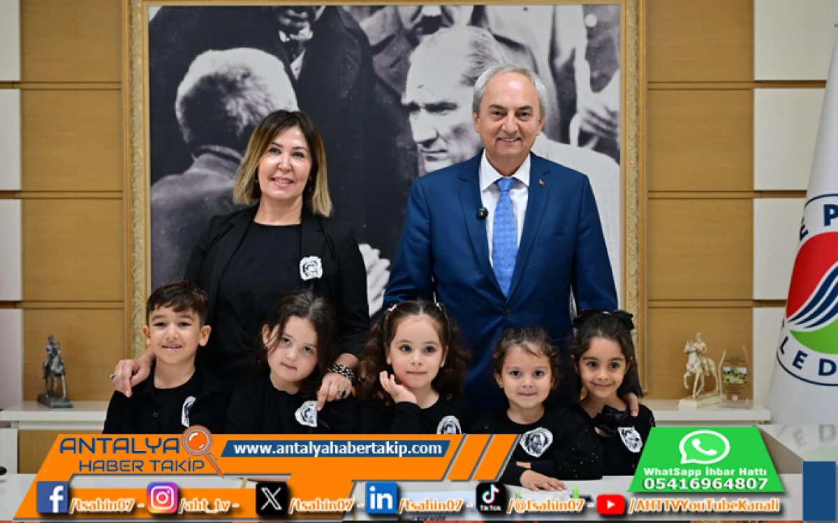 Minik Öğrenciler Sordu, Başkan Kocagöz Atatürk’ü Anlattı 