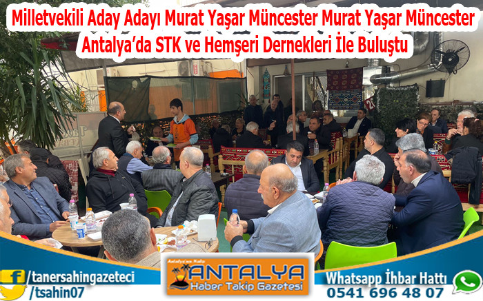 Murat Yaşar Müncester Milletvekili aday Adaylığını Açıkladı