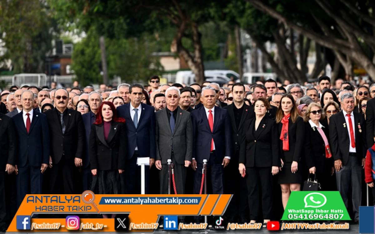 Muratpaşa’da 10 Kasım Anması