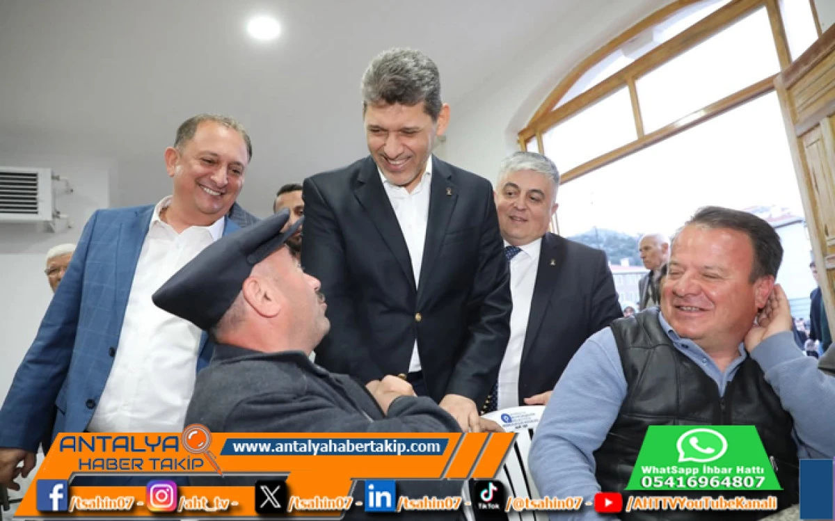 &Ouml;zg&uuml;r &Ouml;zbek&rsquo;in Katılımıyla Akseki&rsquo;de AK Parti&rsquo;den İftar Buluşması