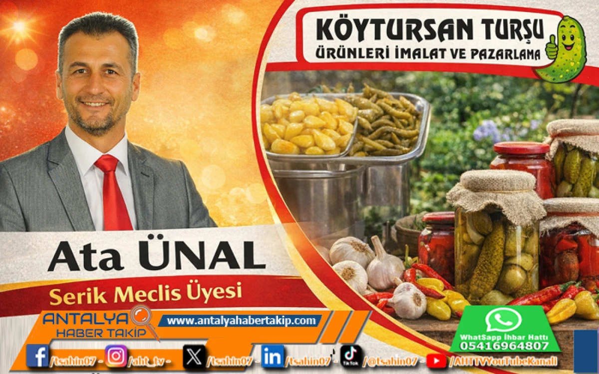 Serik Belediye Meclis &Uuml;yesi Ata &Uuml;nal Ramazan Bayramı Mesajı Yayımladı