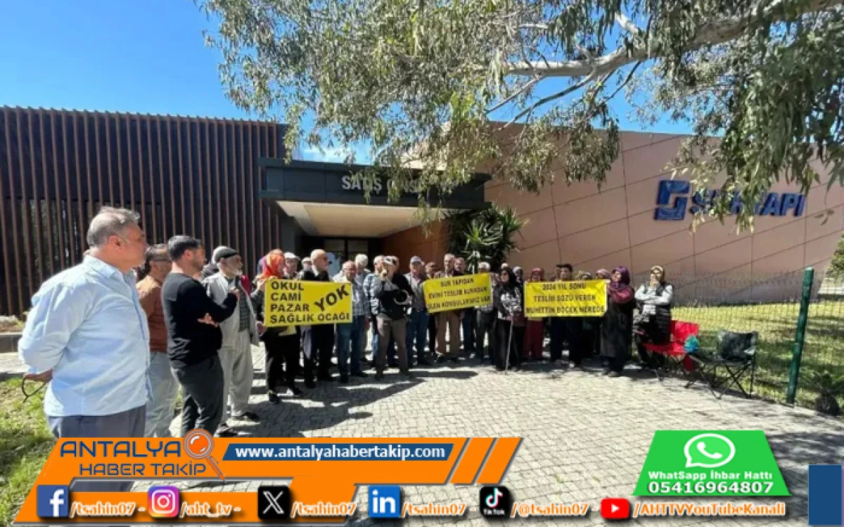Sur Yapı Antalya Projeleri Mağdurları Seslerini Duyurmak İ&ccedil;in Bir Araya Geldi