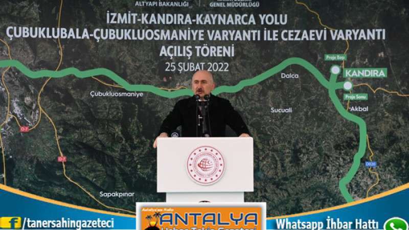 Ulaştırma Ve Altyapı Bakanı Karaismailoğlu:  Lojistik Merkezi Kocaeli’nin Ulaşım Ağını Güçlendiriyoruz