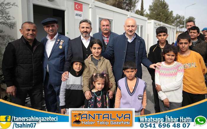 Ulaştırma ve Altyapı Bakanımız Adil Karaismailoğlu, Adıyaman’da Altınşehir Konteyner Kent’te