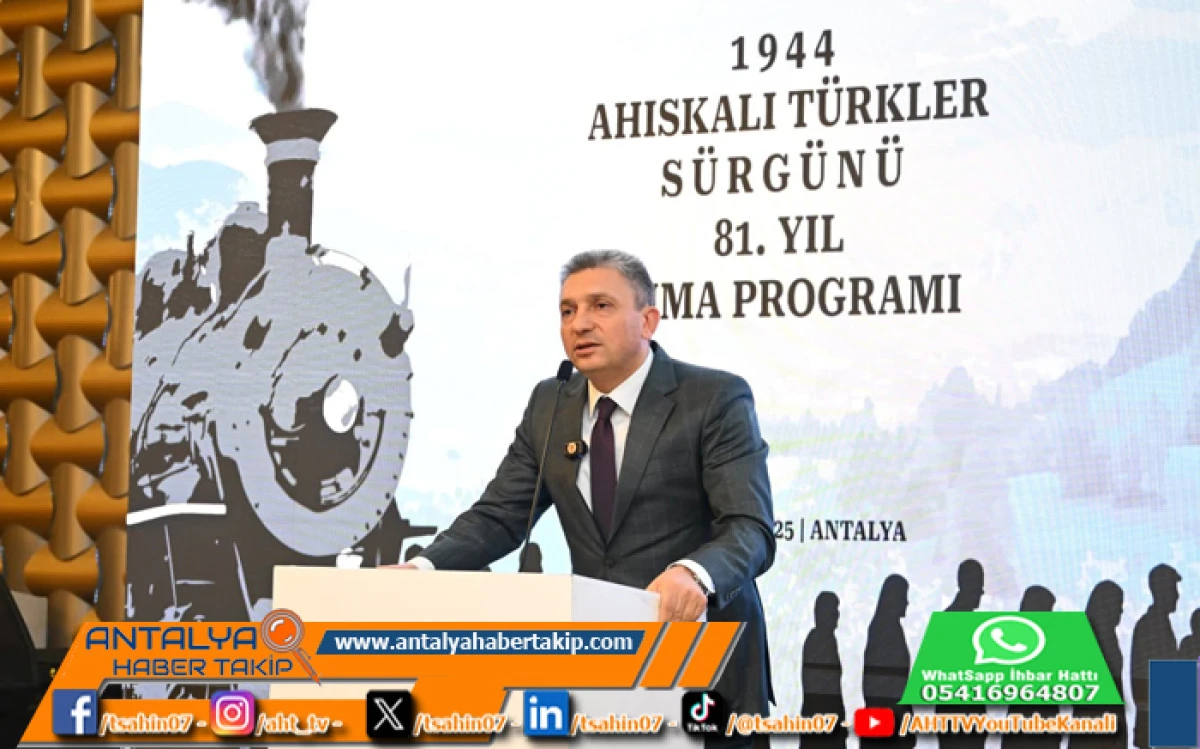 Vali Şahin: T&uuml;rkiye Cumhuriyeti Ahıska T&uuml;rkleri'nin &Ouml;z Yurdudur