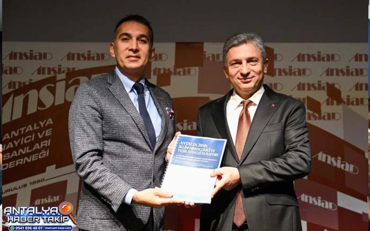 Vali Şahin&rsquo;den COP31 Mesajı: Antalya İ&ccedil;in B&uuml;y&uuml;k Fırsat