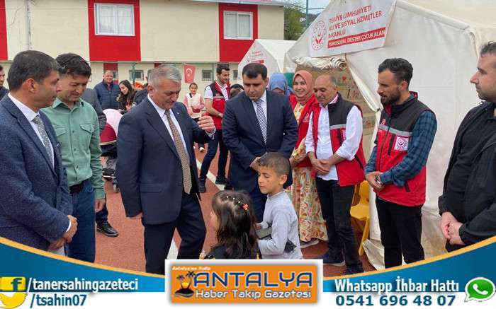 Vali Yazici, Ramazan Bayrami’nda Osmaniye’deki Depremzedeleri Ziyaret Etti