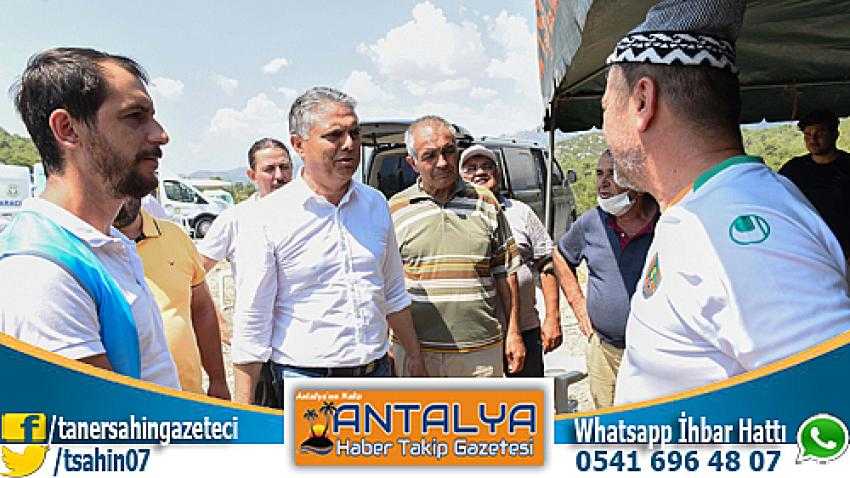 Yangın B&ouml;lgesine Karşılıksız Eğitim Desteği