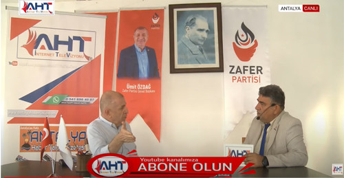 Zafer Partisi Genel Başkanı Prof. Dr. Ümit Özdağ’ı İle Antalya’da Gündemi Değerlendirdik.