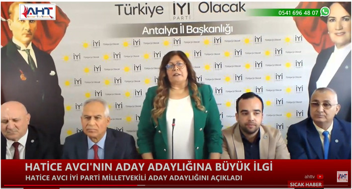 Antalya’nın Sevilen Yüzü Manavgat’ın Kurucu İlçe Başkanı Hatice Avcı, Milletvekili Adaylığını Açıkladı